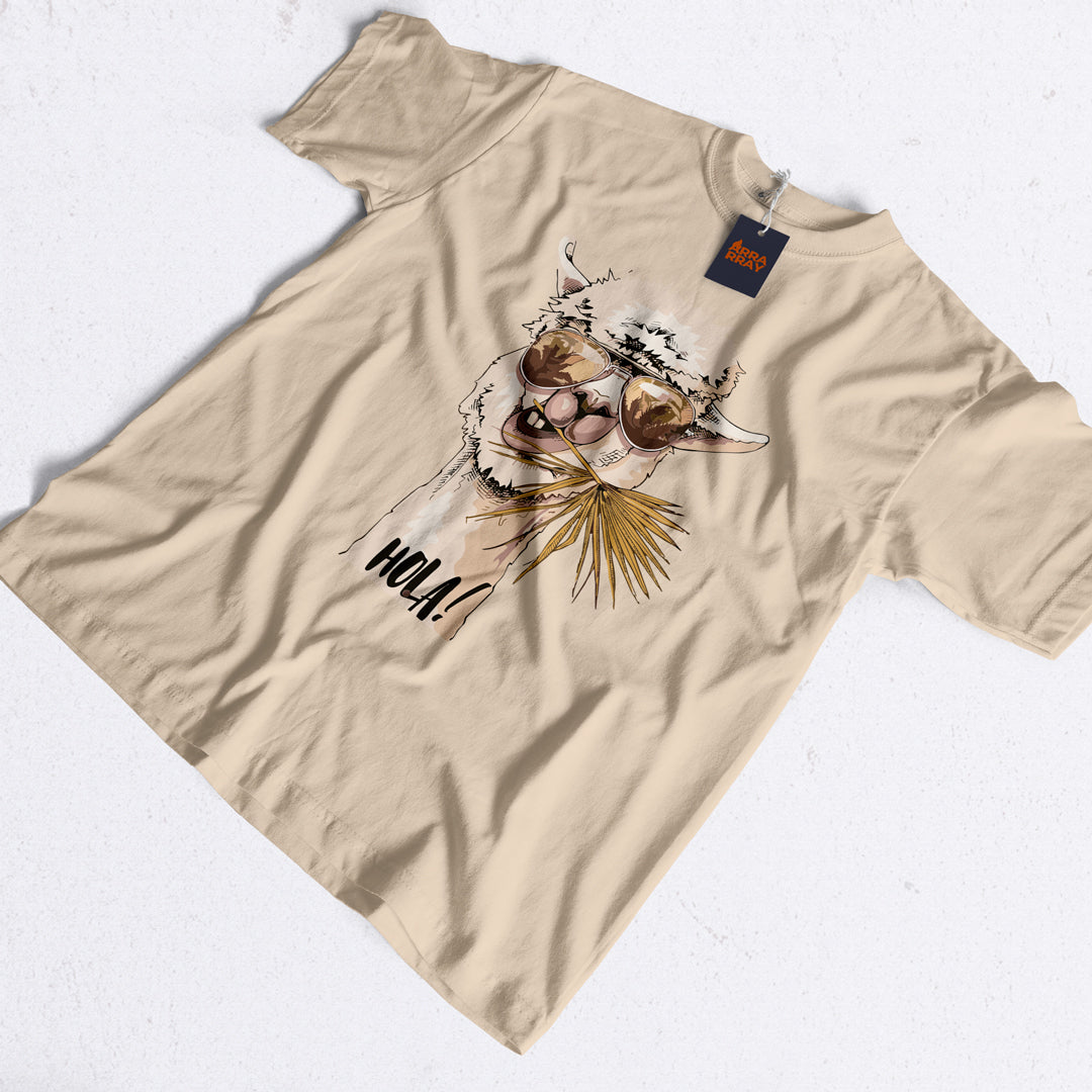 Hola! llama / T shirt