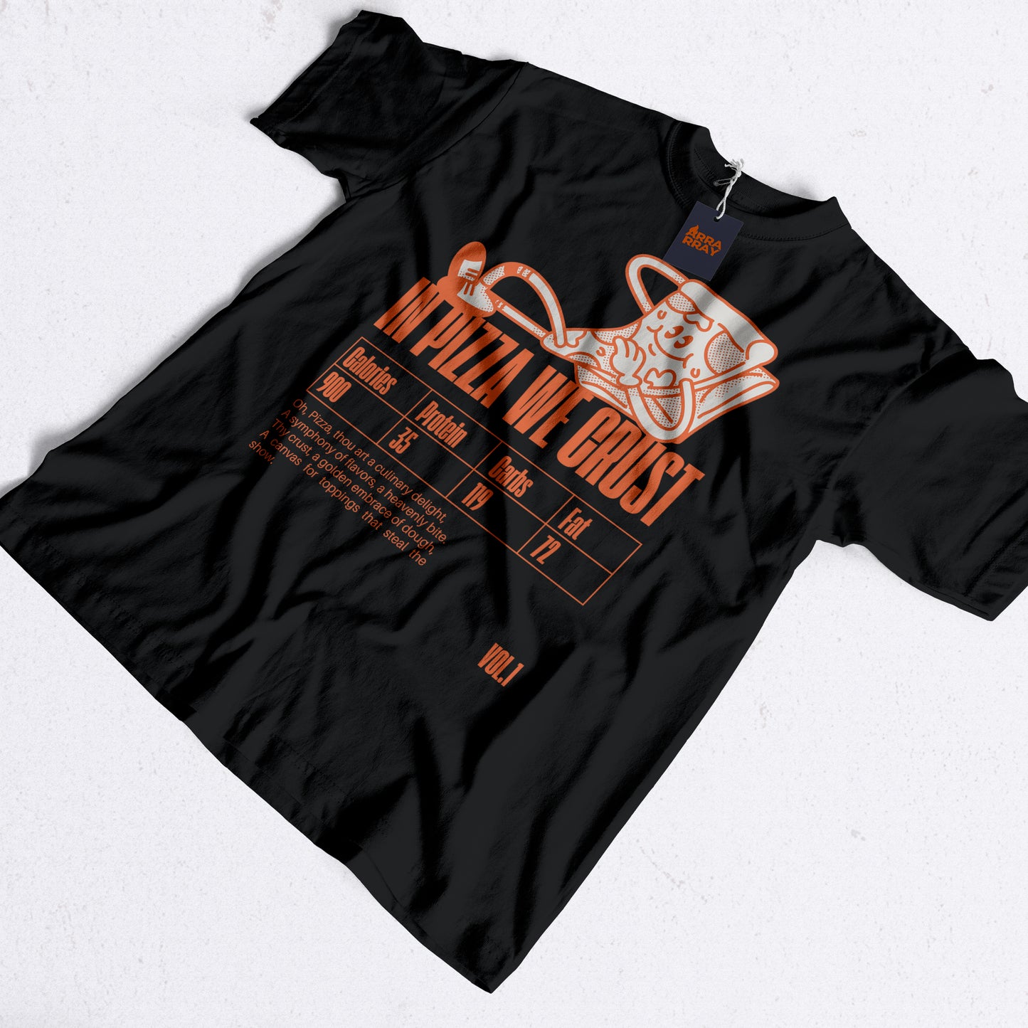 /in pizza we crust / T shirt