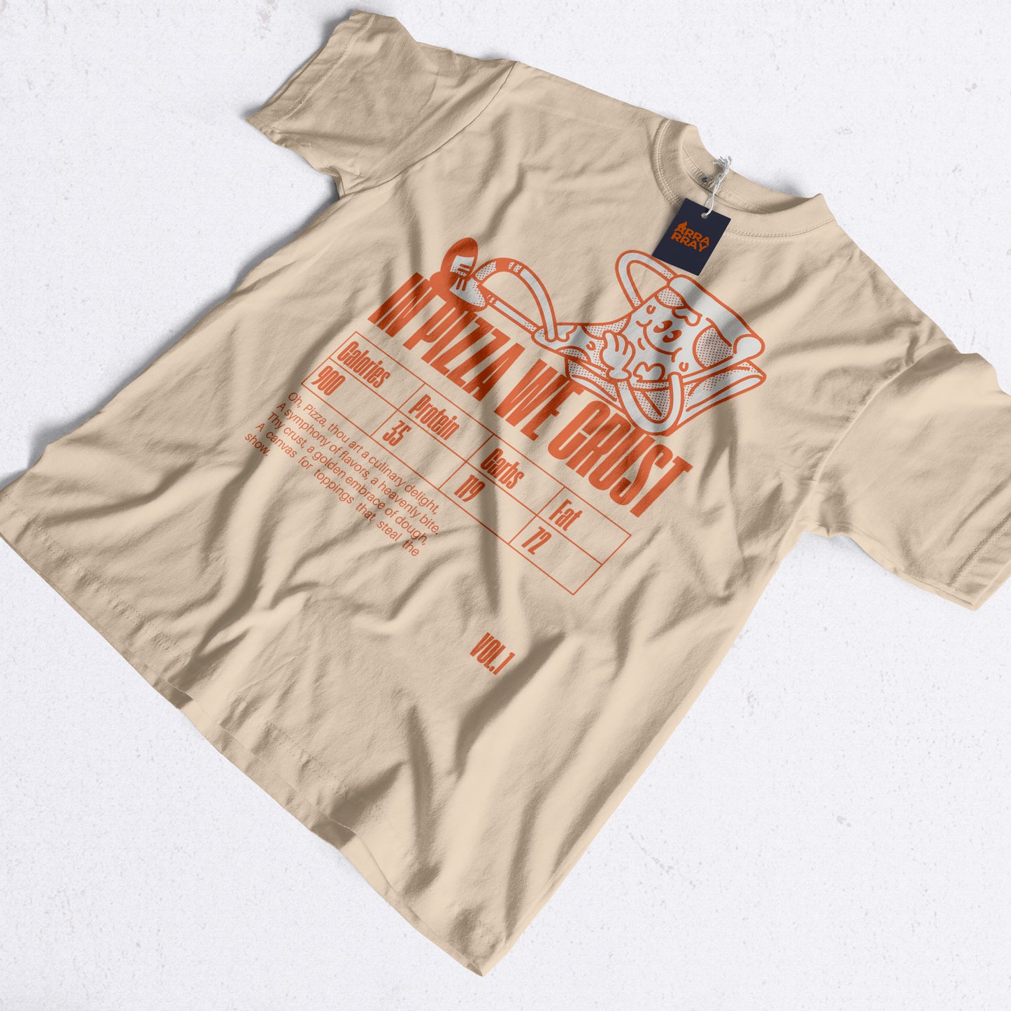 /in pizza we crust / T shirt